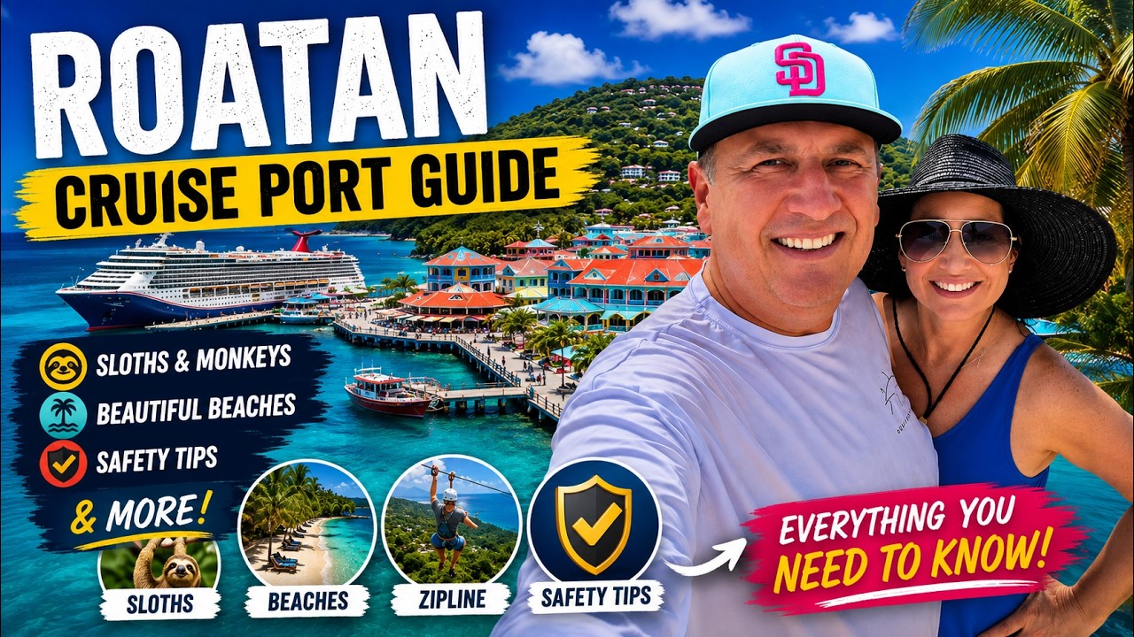Roatan Cruise Port Guide: Sloths, Zipline, West Bay Beach & What to Know Before You Go