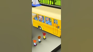 Wheels on the Bus Go Round, Learn With Fun#kidssongs