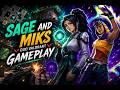 Sage and Miks Duo Gameplay 🔥#valorant