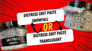 Ranger Grit Paste Snowfall or Translucent Review