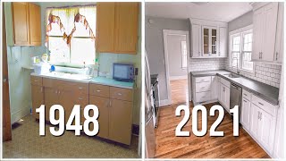 Epic Kitchen Remodel on a Budget!    |  75 YEAR OLD KITCHEN REMODEL!