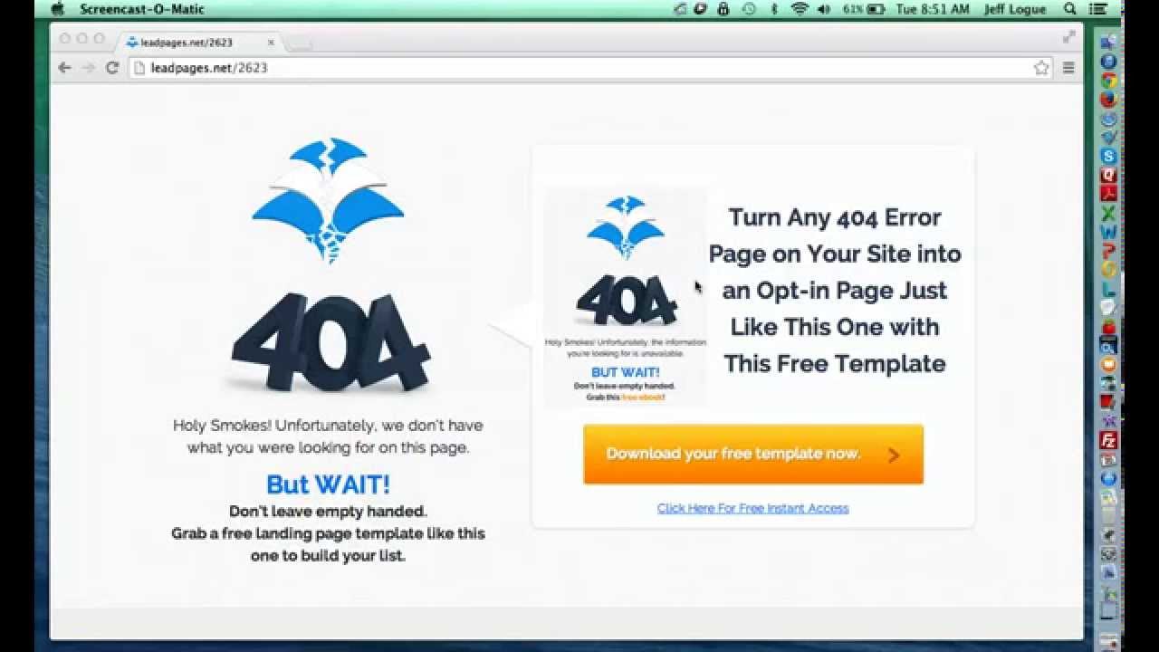 Turn 404 Pages Into Converted Leads on Any Website or Blog