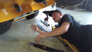 How to Change Blades on a Wright Stander Mower. | Cutting Edge Lawn Equipment