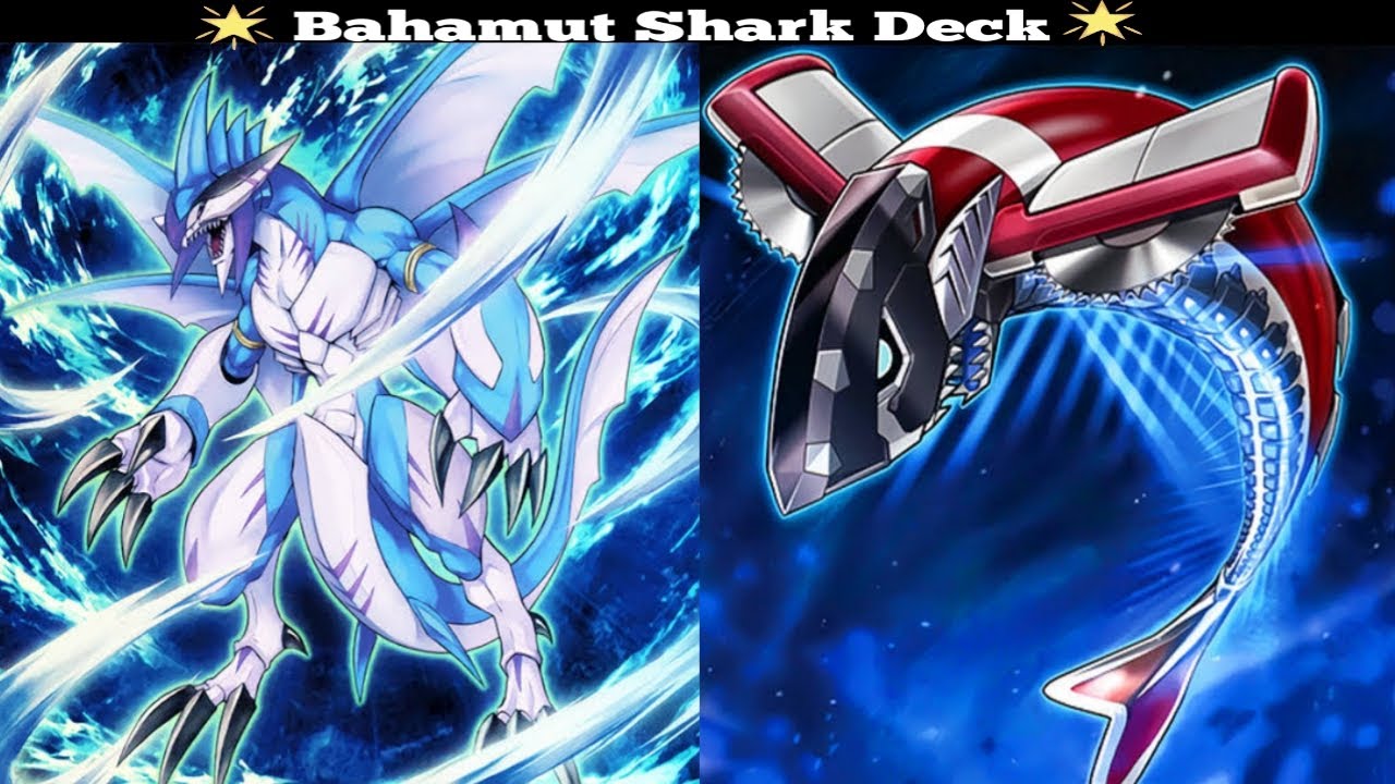 New fish deck from yugioh duel links with new xyz monster Bahamut shark.