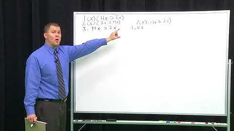 Predicate Logic Proofs using EI, UI, UG, EG & CQ Part 1