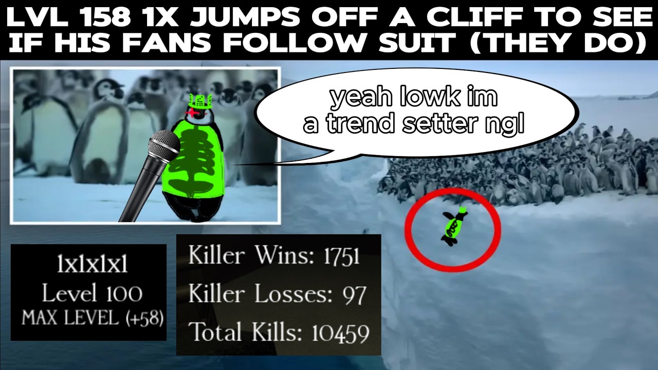 Lvl 158 1x decides to trendmaxx and start making aura defining plays while realising he hates 1x