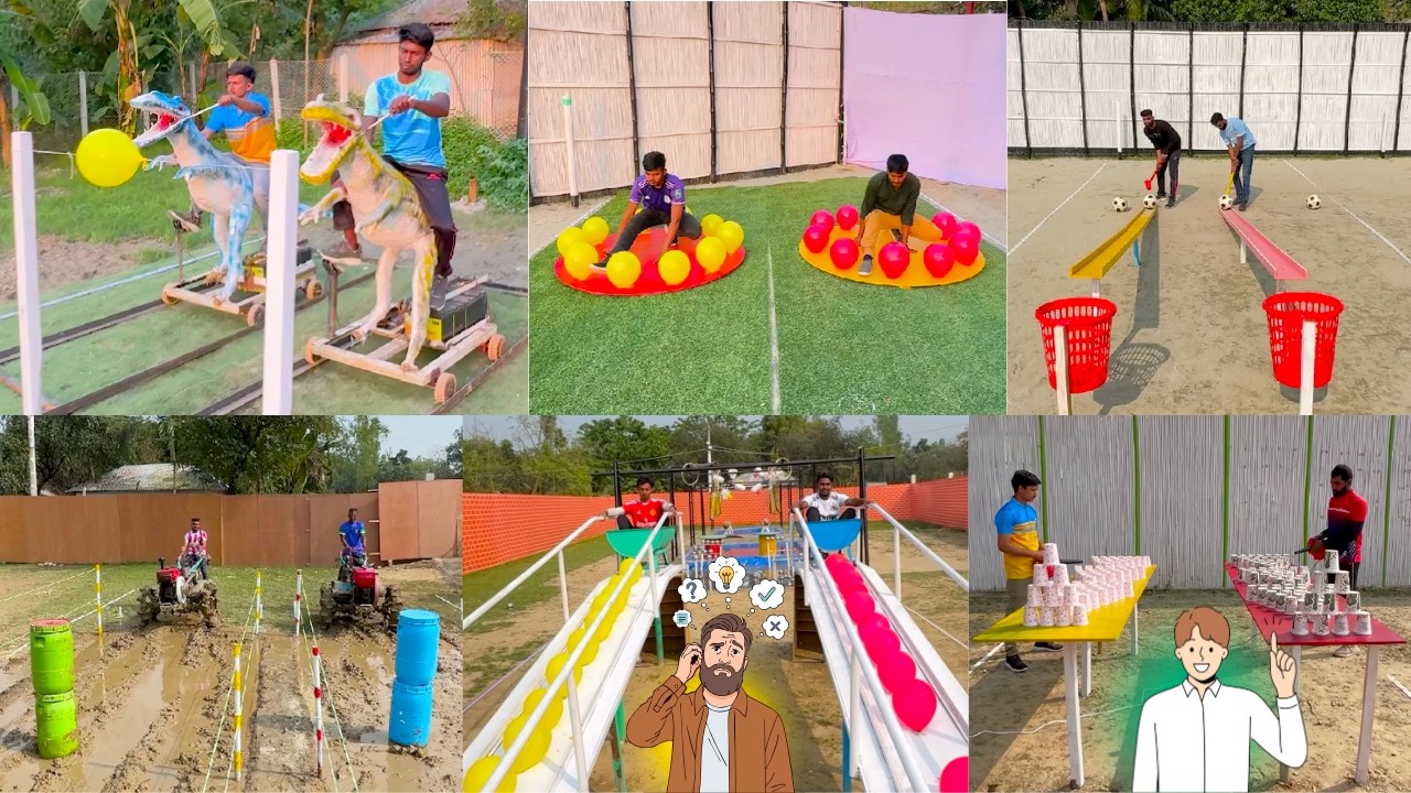 Epic Obstacle showdown! Tractor Challenge, Target shorts& power Stunts .Who Sealed The final Victory