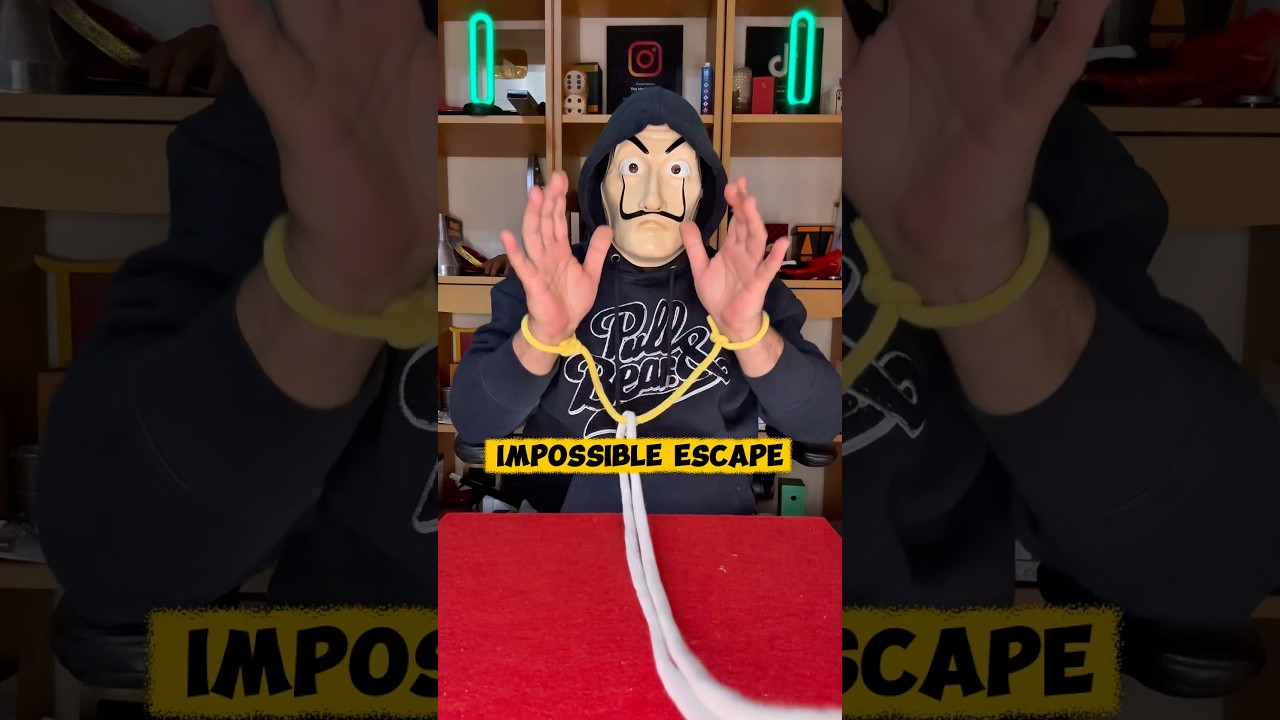 НЕВОЗМОЖНЫЙ ПОБЕГ 🪄 РАСКРЫТ ФОКУС С ВЕРЕВКОЙ 