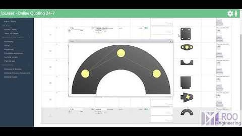 Online Laser quoting tutorial video