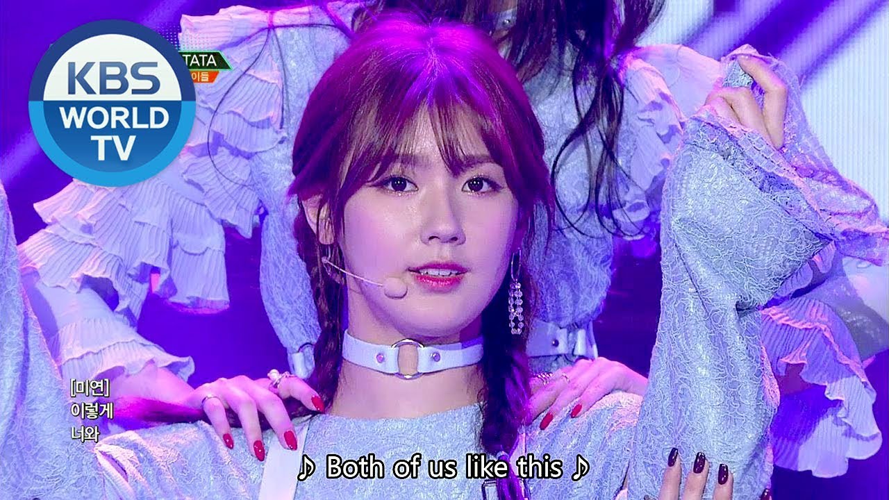 GI DLE     LATATA Music Bank  20180608