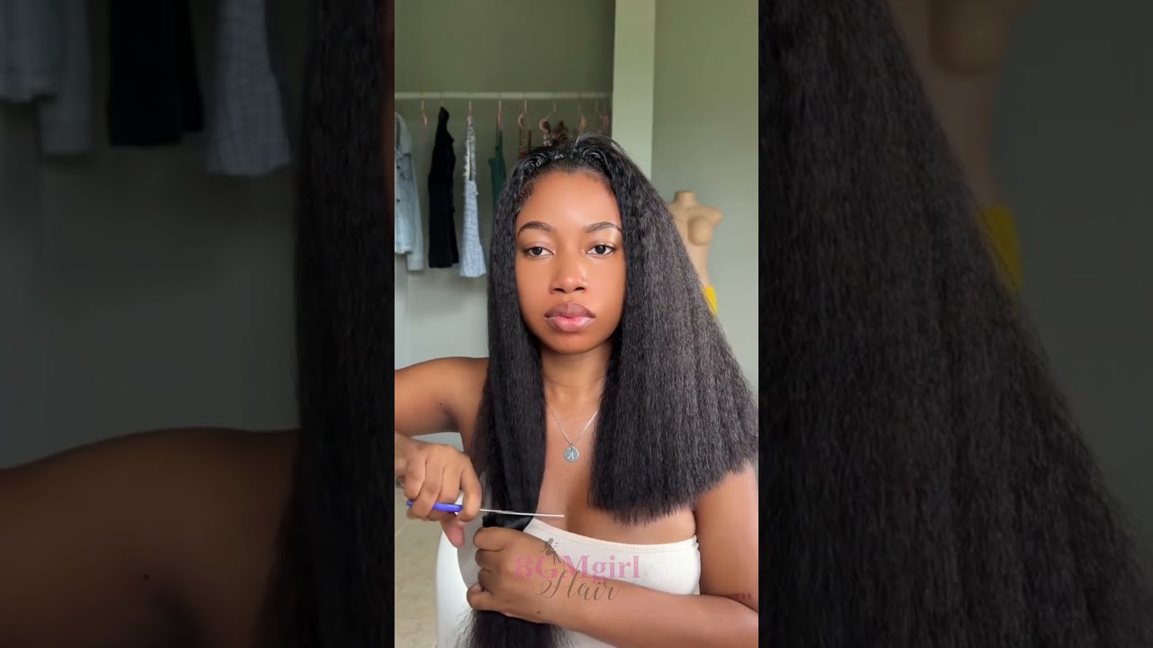 POV: That moment you try your new style half wig ✨