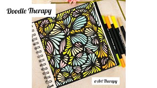 Easy Doodle Mandala Art Ideas Step by Step Tutorial for Beginners ✨#artwithv550 @artwithv550 #fyp 