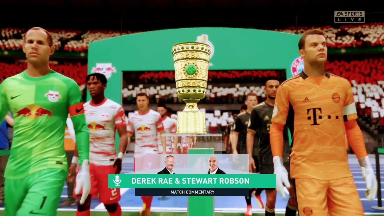 FIFA 22 - RB Leipzig Vs Bayern Munich - DFL Supercup - Kick-off Gameplay