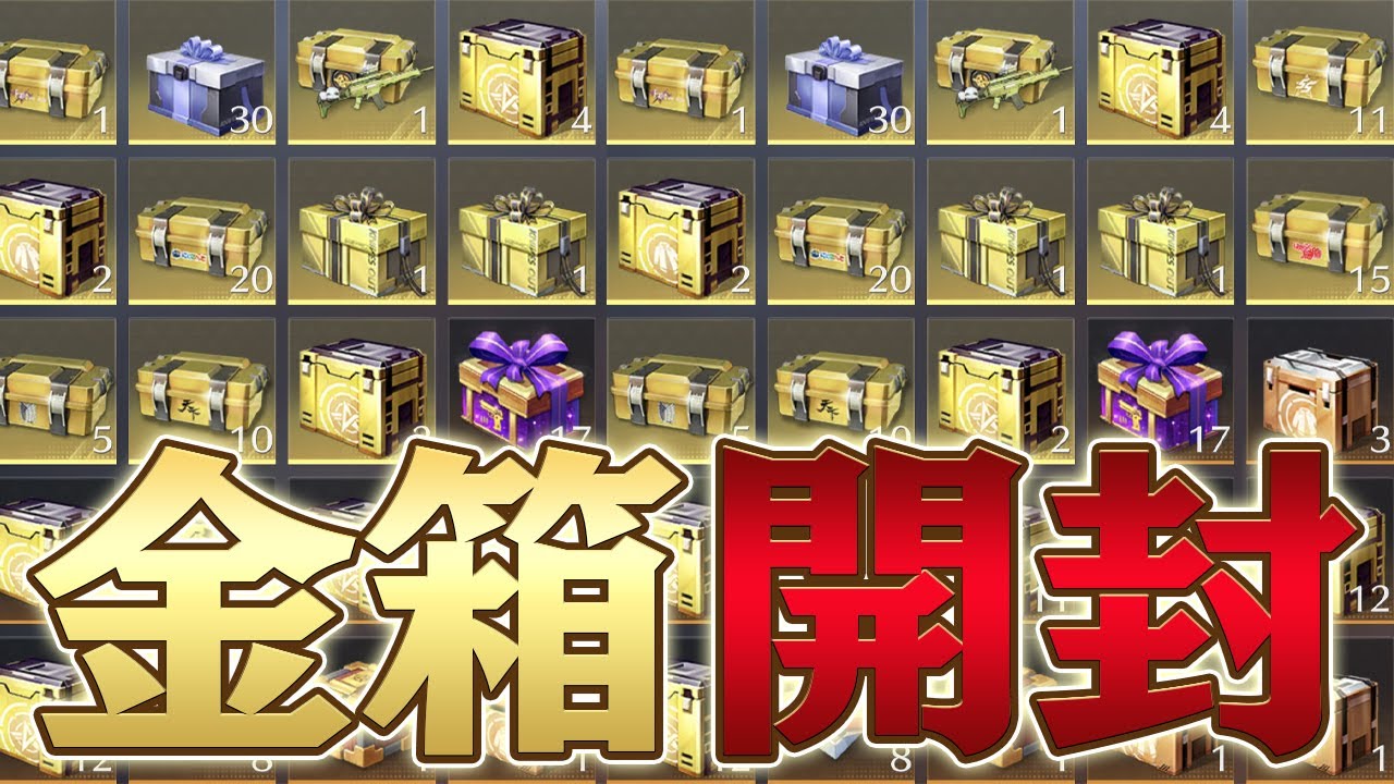 【荒野行動】倉庫に貯まってた『宝箱』全部開封してみた結果...【荒野の光】