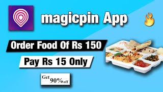 Magicpin Cheap Food Delivery App offer magic deal 9 menu starting @29 .