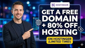 FREE Domain + 80% OFF Hosting 😱 | Hostinger Secret Deal (2025) #techdeals #seo #digitalmarketing 