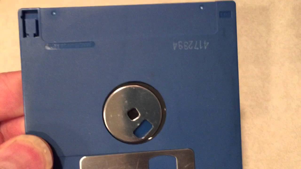 Early HP single sided Micro Floppy disk