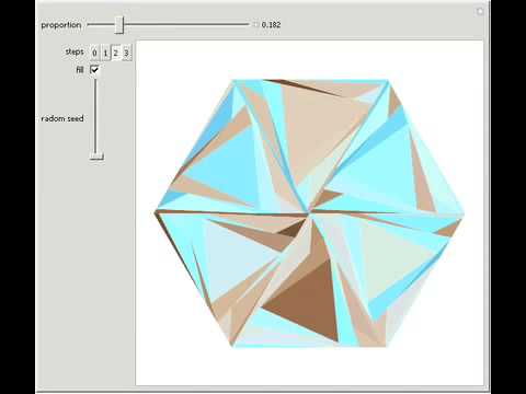 Proportional Triangle Nesting