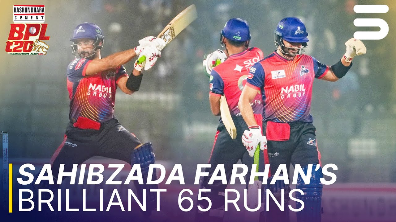 Sahibzada Farhan’s 65 Changes the Game | Rajshahi vs Rangpur | Match 08 | BPL 2025-26 | M3Z1K