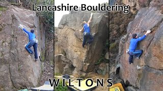 Lancashire Bouldering through an outsider's eyes - WILTONS!