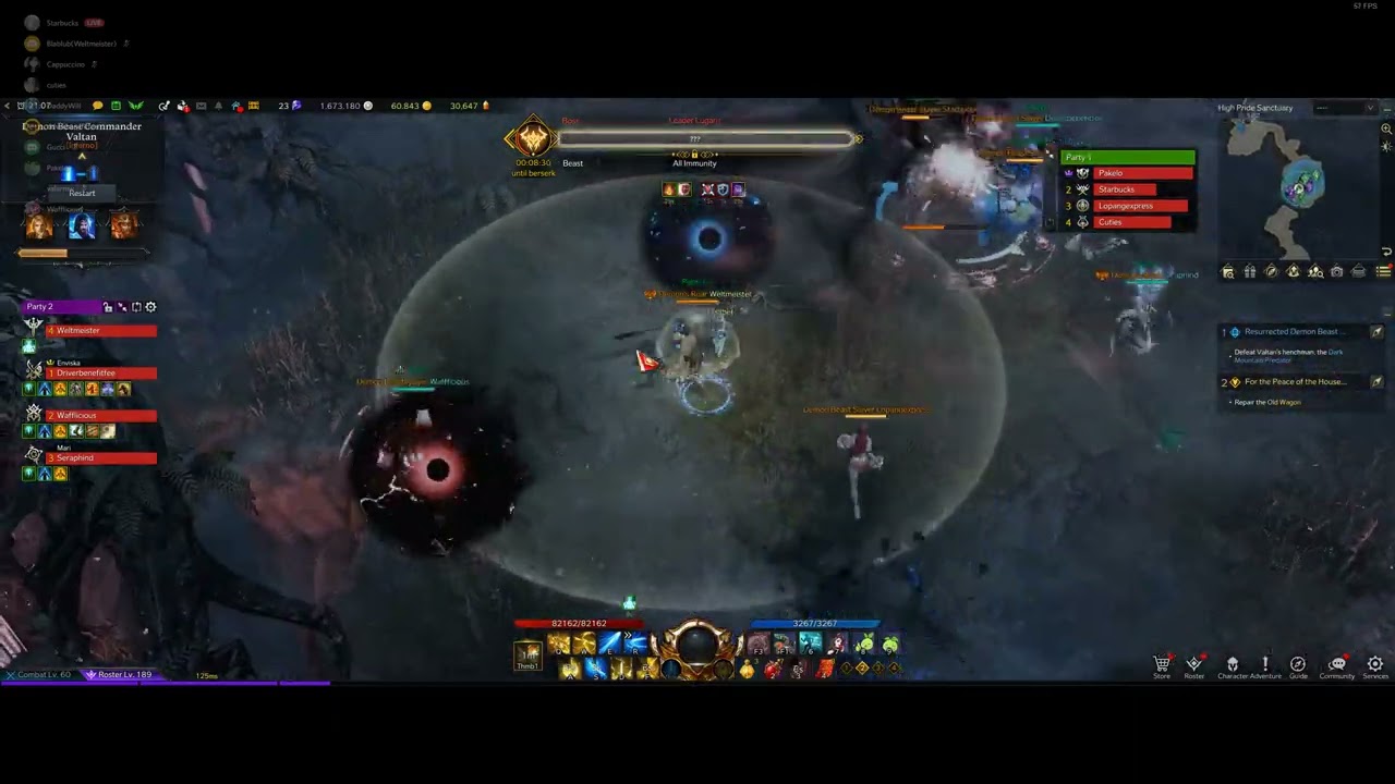 Fast Inferno Valtan G1 Clear - Paladin Pov