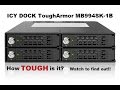 ICY DOCK ToughArmor MB994SK-1B 4 x 2.5" SATA/SAS HDD/SSD Mobile Rack with Key Lock