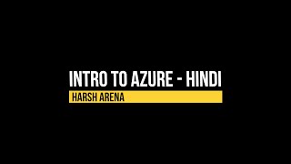 Az-900 Intro To Azure Hindi