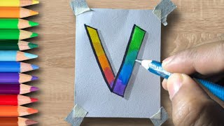 Unleash Your Creativity: Master the Art of Drawing Stunning 3D Letter V in Minutes!