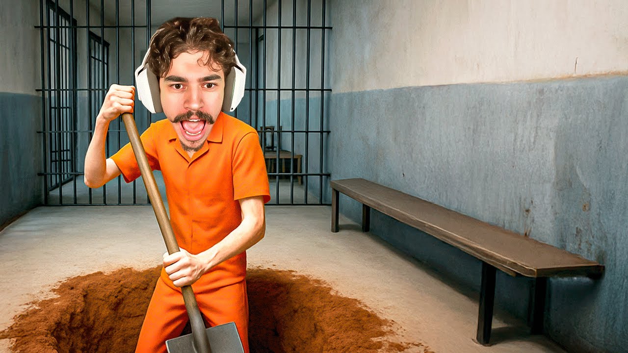 MEU PLANO DE FUGA QUASE DEU ERRADO! - Prison Escape Simulator #3