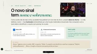 Aula 11 - O que é Trackeamento - Dados de usuário - Nota 9.3 no Pixel da Meta - Match Quality