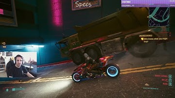 When you spook a trash truck in Cyberpunk #shorts