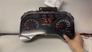 2009-2016 FORD E150,250,350 USED DASHBOARD INSTRUMENT CLUSTER TEST