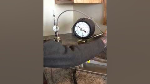 Hydrostatic Burst testing