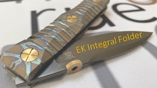 EK Integral Folder | Titanium Frame Lock | DLC M390