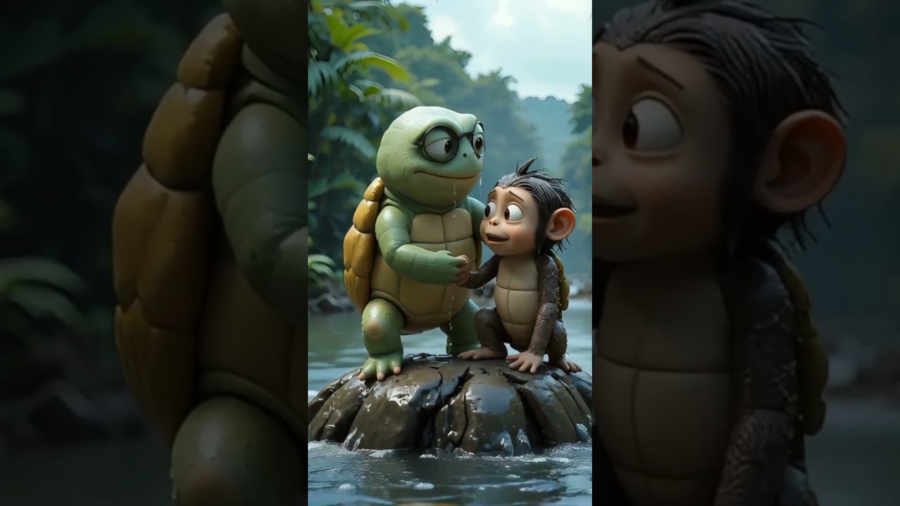 bandr aur kachuway kihani short ☺☺