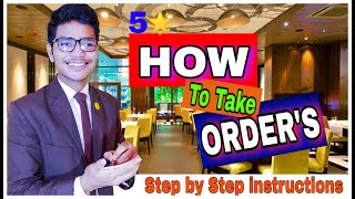 How to Take Order in a 5 star Hotels / Step by Step instructions / Order कैसे लेते है बड़े होटल में screenshot 2