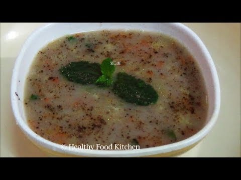 Poha Recipe - Veg Soup Recipe in Tamil- Weight Loss Recipe - Healthy Soup Recipe