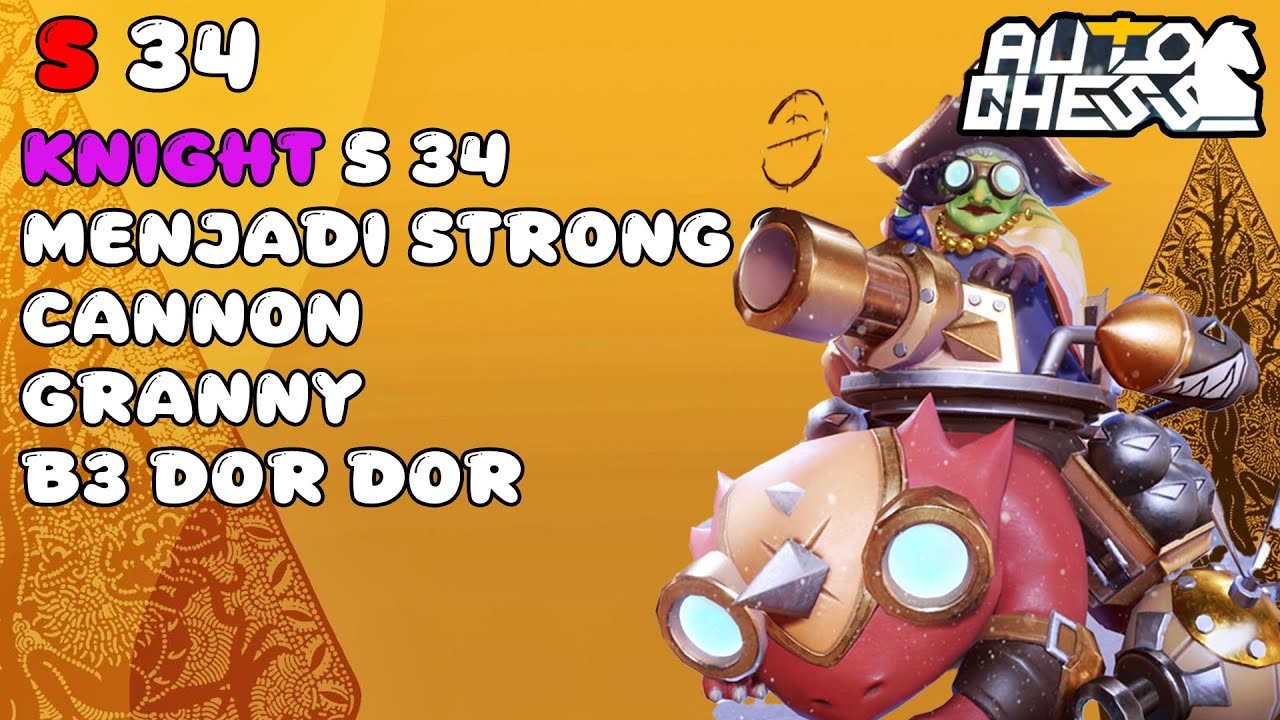 LANGSUNG GAS PAKE KNIGHT DI S 34 ! AUTO CHESS INDONESIA