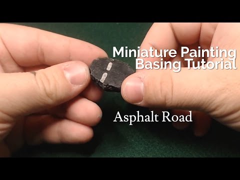 Miniatur Maltechniken | Asphaltstraße | Basing Tutorial