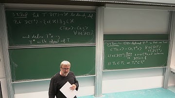 Math of QM: 3.3. Adjoints of Unbounded Operators