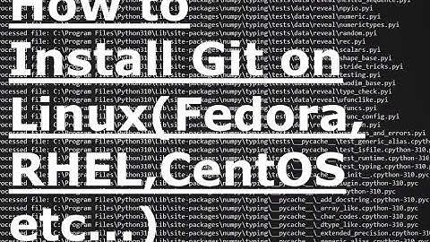 How to install Git on Linux