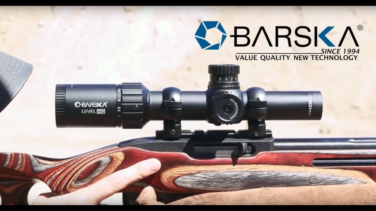 BARSKA® LEVEL HD Rifle Scope AC13026 AC12798 - YouTube