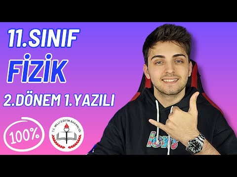 11.Sınıf Fizik 2.Dönem 1.Yazılı Çözümü 🔥 | %100 MEB Uyumlu! | #ymileyazilimvar