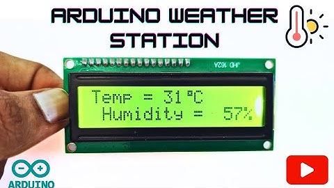 🌡️🌤️Arduino Weather Station ll DHT 11 Temperature Humidity Sensor in tamil