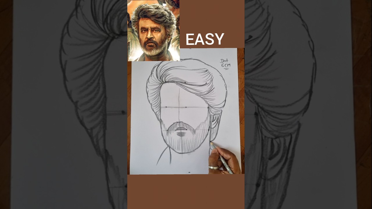 Coolie Rajnikanth drawing