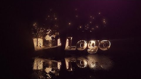 Create a Particles Gold Logo Intro Video - MakeWebVideo.com