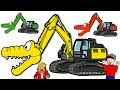はたらくくるまショベルカーのうた♪手のひらを太陽に♪つーちゃんとボビーくん♪