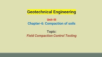 Field Compaction Control Testing @ Gunadala