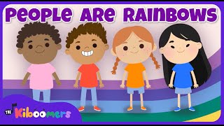 people are rainbows the kiboomers pride song for kids songs for children