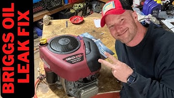 Riding Mower Oil Leak Fix - Briggs Oil Seals Replacement